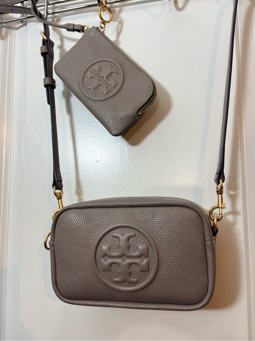 Tory Burch 2-Piece Perry Bombé Set - Camera Crossbody Bag - Card Case